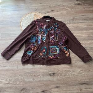 NEW DIRECTIONS Art To Wear Jacket